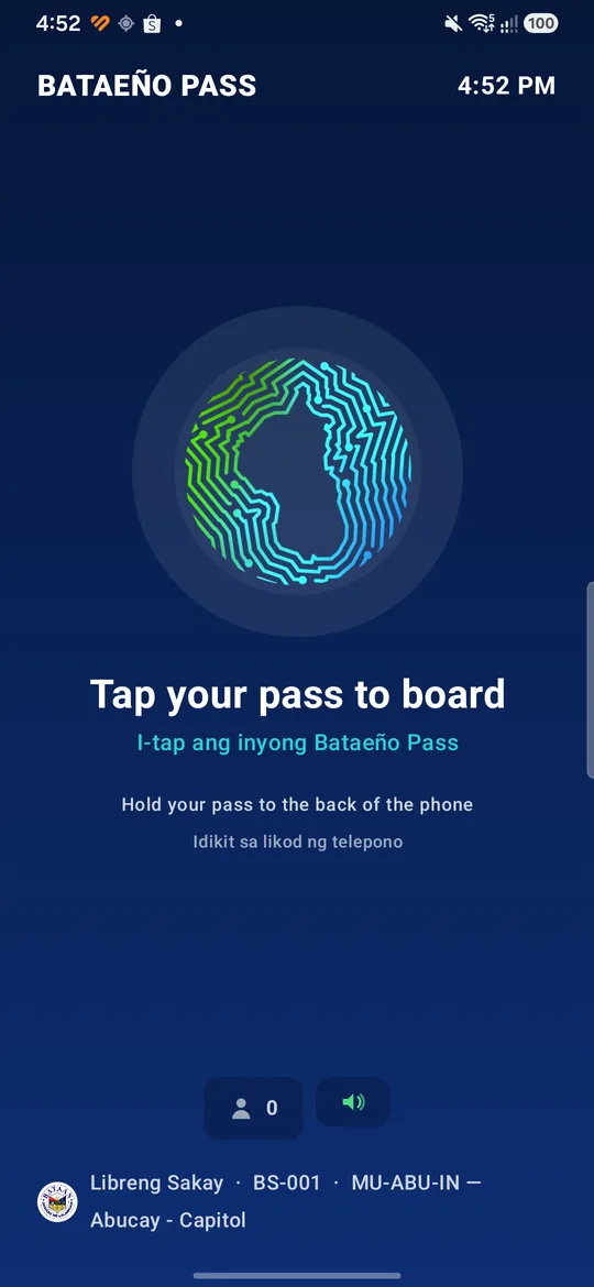 Tap to board